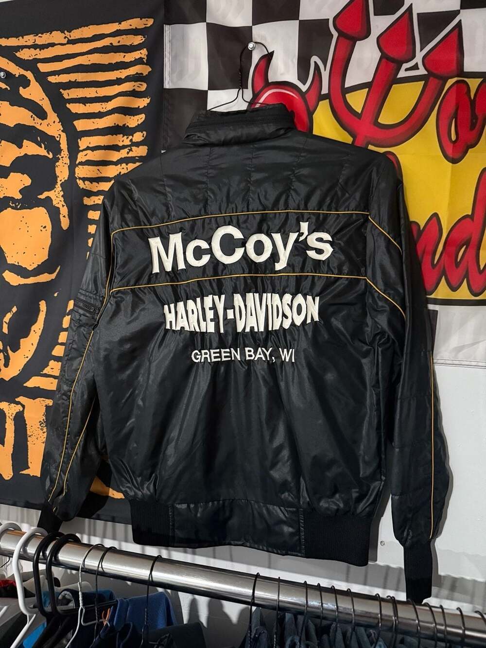 Vintage Men’s Harley Davidson Zipup Jacket Size Small
